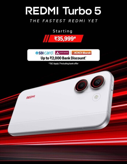  Redmi Turbo 5 Starting 35,999 