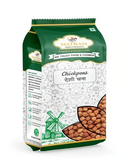 Unpolished desi Chana 500g Rs.29, Kabuli chana 500g Rs.37