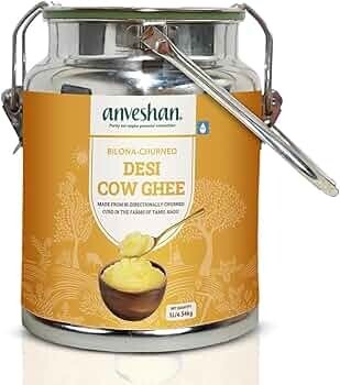 Anveshan A2 Ghee (5L Stainless Steel Dolchi) | 