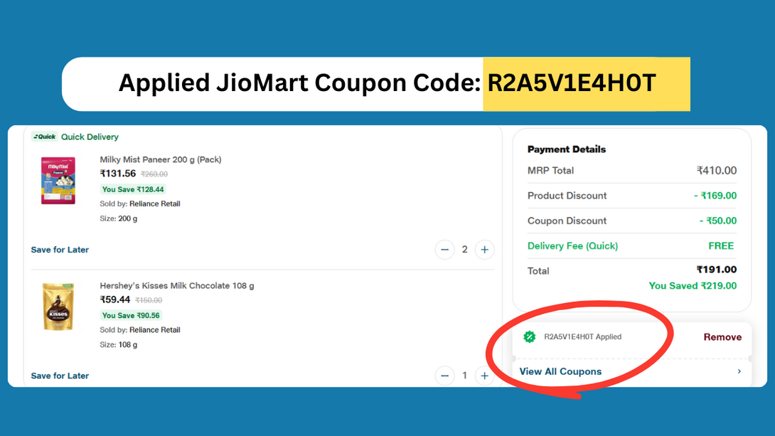 JioMart Coupon Code