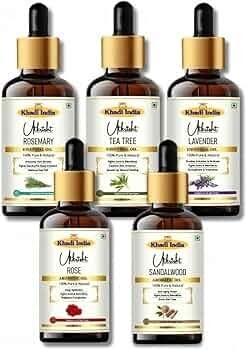 Khadi Utkrisht Premium Essential Oils Combo of 5