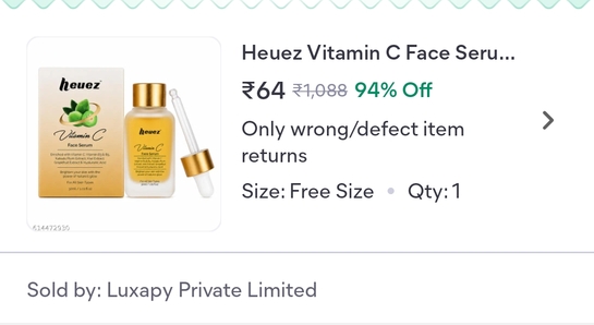Vitamin C Face Serum 