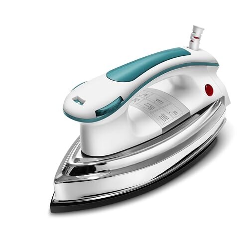 Wipro Elato GD203 1200 Watt Heavyweight Dry Iron, Quick Heat Up,2 Year Warranty,Blue