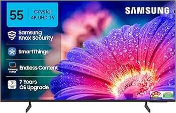 Samsung 138 cm (55 inches) Crystal 4K Vista Ultra HD Smart LED TV 