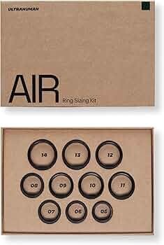 ULTRAHUMAN Ring AIR Sizing Kit | Choose from Sizes 5-14