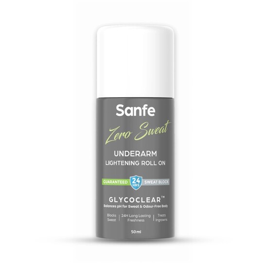 Sanfe Zero Sweat Underarm Lightening Roll On - 50ml