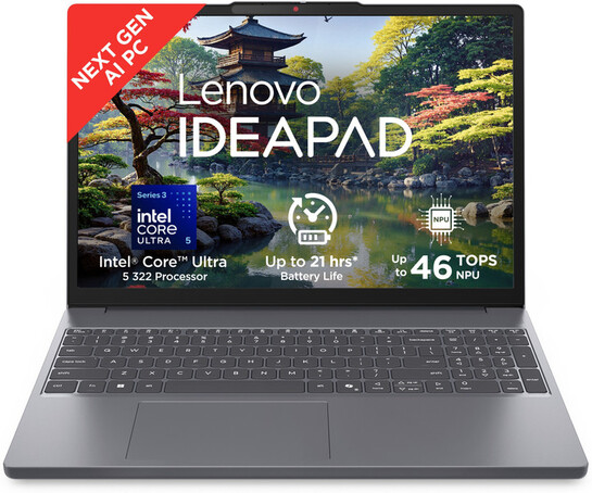 Lenovo IdeaPad Slim 3 (Gen 11) Next-gen AI PC Intel Core Ultra 5 Series 3 322(16 GB/512 GB SSD)(LiveShop+)