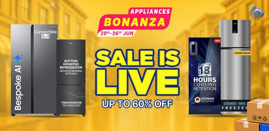 Flipkart - Appliances Bonanza - Up To 60% Off + Up To Rs. 5500 Off on CC (HDFC)