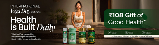 Celebrating International Yoga Day | Get ₹108 off on all orders above ₹599