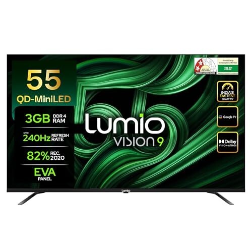 Lumio Vision 9 2026 139cm (55 inches) 4K Ultra HD TV 