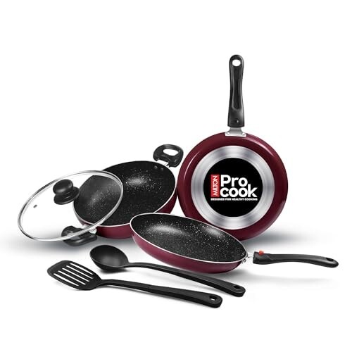 Milton Pro Cook Kitchen Pride Non-Stick Cookware Set of 5 [Collect Cashback Offer]