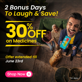 Laugh & Win. Unlock savings of 30% on medicines. Only @Netmeds.