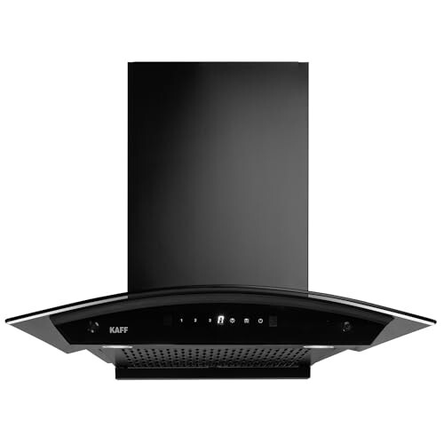 KAFF K-Series KEC 60A Filterless Auto-Clean Kitchen Chimney | Black