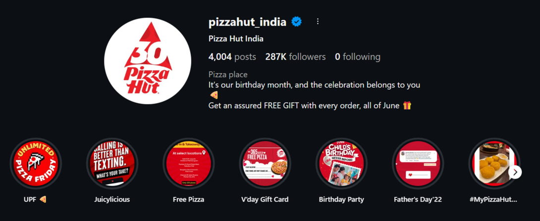 Pizza Hut Birthday Offer: Get Free Gift on Every Order