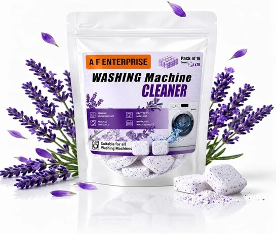 Lavender Washing Machine Cleaner Tablets 16 PCS – Washer Cleaner