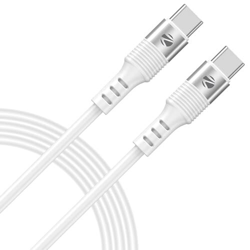 Zebronics Wattz 60CC2 Type-C to Type-C Soft Silicone Cable