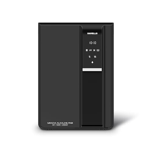 Havells Gracia FAB Alkaline Water Purifier (Black) Tanker & Municipal Water