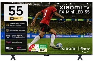 XIAOMI FX Series 138.4 cm (55 inch) Ultra HD (4K) Mini LED Smart Fire TV 2026 Edition