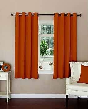 Lushomes Room Darkening Curtains 5 feet (54 x 60 inches, Single pc)