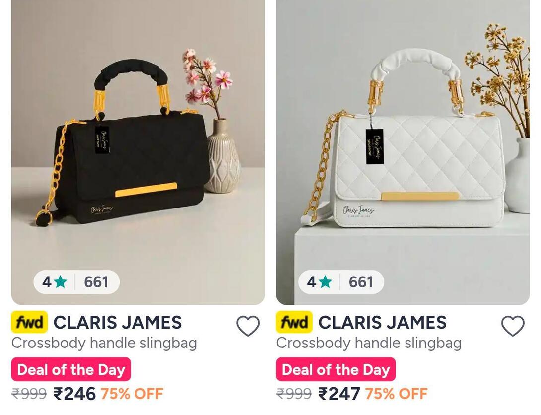 Claris James handbags at just 240₹ 