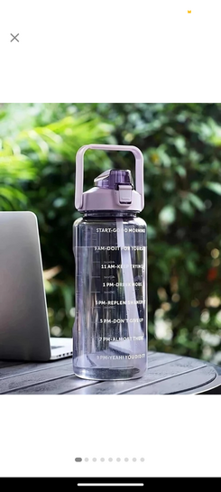 WATER BOTTLE 2000ML-PURPLE 2000 ml PET,