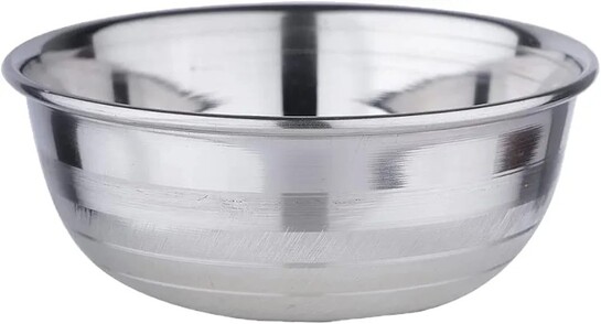 neelam Stainless Steel 6, 22 Gauge Diamond Prem 300 ml Vati, Set of 6,