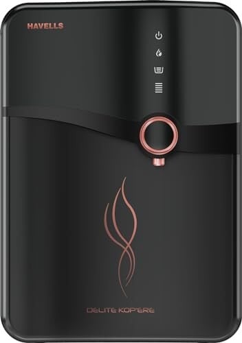 Havells Delite Kop'ere Water Purifier (Black), Tanker & Municipal Water