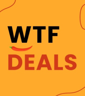 Pepperfry: WTF Deals | Up to 100% OFF | Starts at ₹1 + Delivery Charges