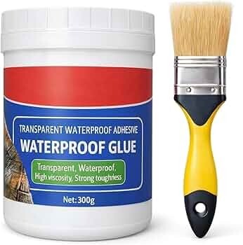 Crack Seal Glue 300gm with Brush Transparent Waterproof Resin Epoxy