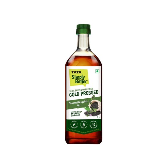 Zepto - Tata Simply Better Sesame-Gingelly (Til) Cold Pressed Oil | Pure & Unrefined Oil