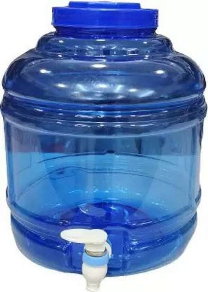 freshana Blue Water Dispenser Can (8 Ltrs) Water Camper Jar @130 + 32 Supercoin