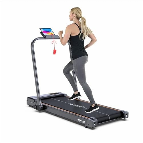 Cockatoo WP-200 1.5HP - 3HP Peak Motorized Treadmill, Black