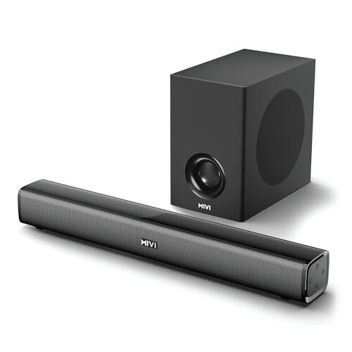 Mivi Nex 100 Sound Bar for Smart TV | 90W 2.1 Channel Home Theatre Speaker