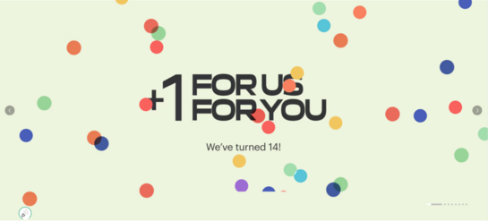 14th Birthday | +1 For us For you | Gift on orders above 4499