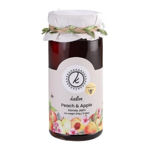 KALON 100% Natural Peach Apple Jam  - 300 gm [Apply 50% coupon]