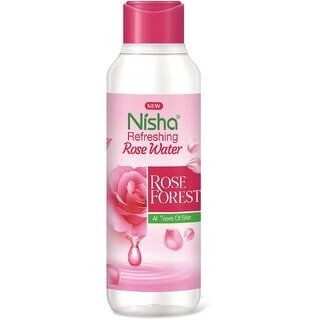 Nisha Refreshing Rose Water For All Types OF Skin Gulab Jal For Face Skin Toner 300ml