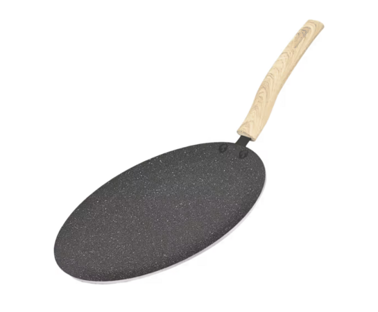 Bergner Earth Black Non-Stick Concave Tawa (26cm,) @364, HUG 'n' FEEL Octopus Reversible Soft Toy (Pink, Blue) @94 andore