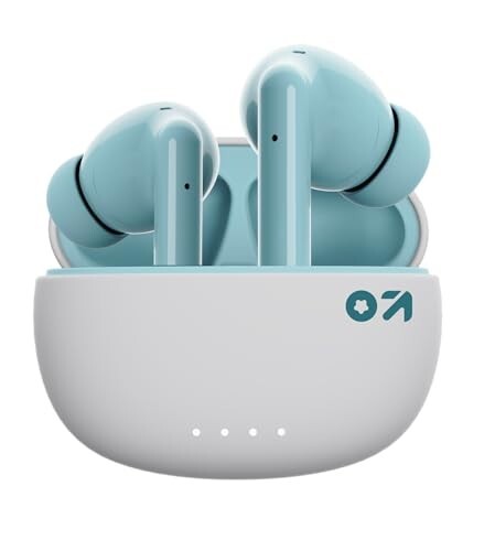 GOBOULT W20 Truly Wireless in Ear Earbuds with 40H Playtime, Zen ENC Mic, IPX5 Ear Buds TWS (Glacier Blue)