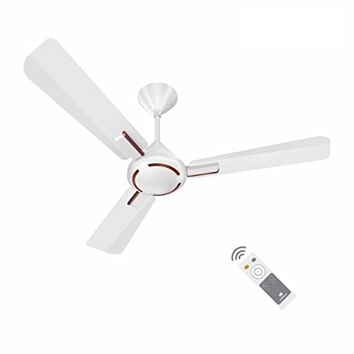 Havells 1200mm Ambrose BLDC Motor Ceiling Fan | (Pack of 1, Pearl White Wood)