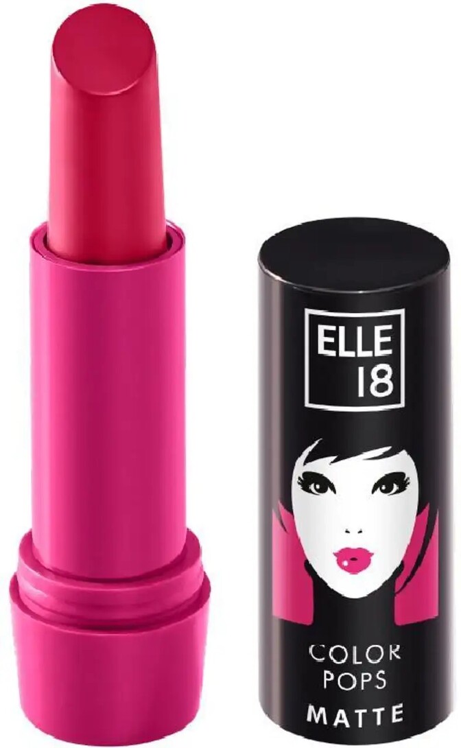ELLE 18 Color Pop Matte Lip Color P23 (Deep Pink, 4.3 g) Min 8 Qnty
