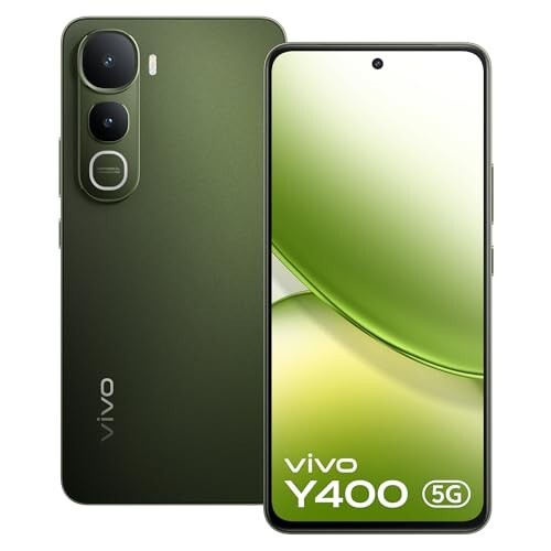 vivo Y400 5G (Dynamic Green, 8GB RAM, 128GB Storage) with No Cost EMI/Additional Exchange Offers
