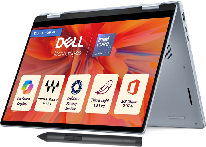 DELL 14 Microsoft Office Home 2024 Intel Core Ultra 7 256V - (16 GB/512 GB) 14 Inch Laptop