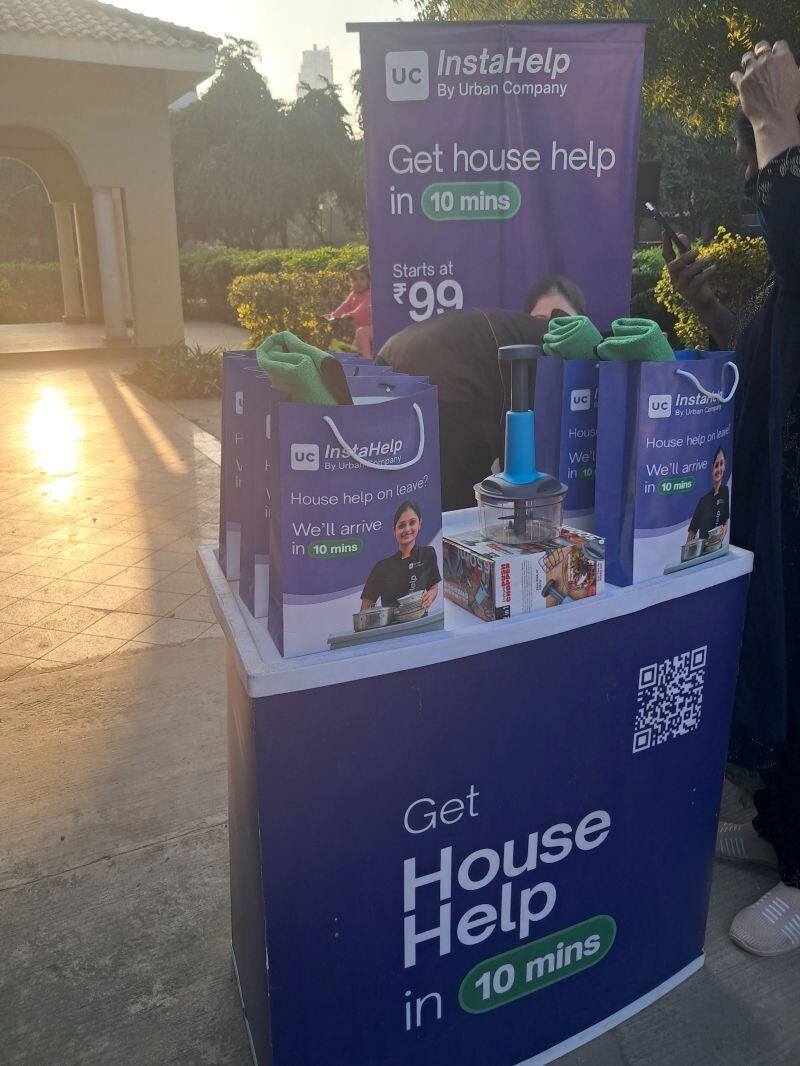 InstaHelp: ₹149 for 3 Services (1 hr each) + Free 2L Bottle worth ₹179 + Free Pani Puri