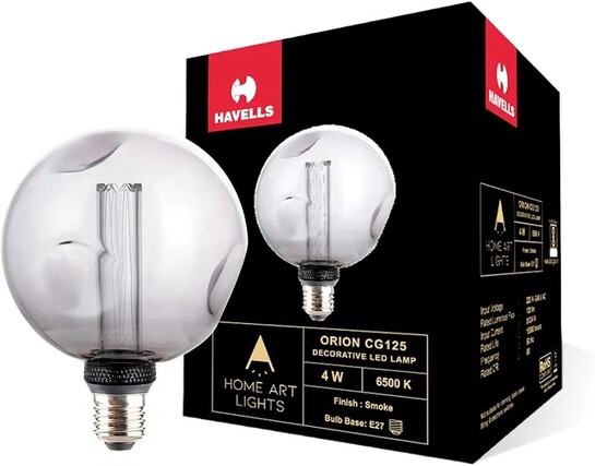 HAVELLS Decorative Bulb-ORION CG125 SMOKE 4W 6500K E27 LAMP