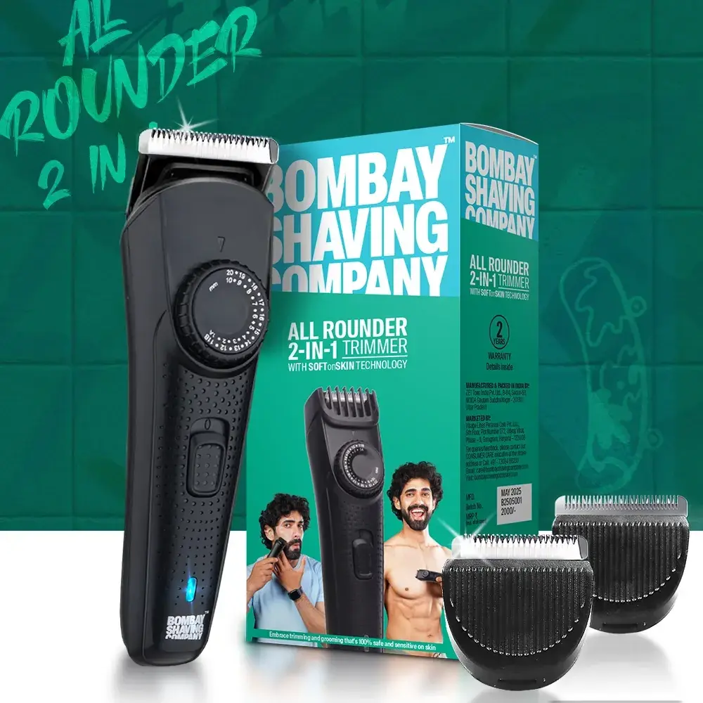 Bombay Shaving Company All Rounder 2-in-1 Trimmer @Rs819! 