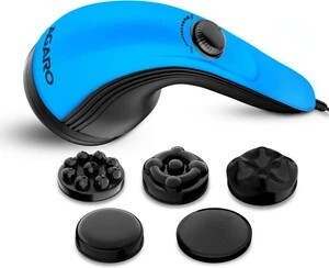 AGARO Atom Plus Electric Handheld Full Body Massager (Blue)