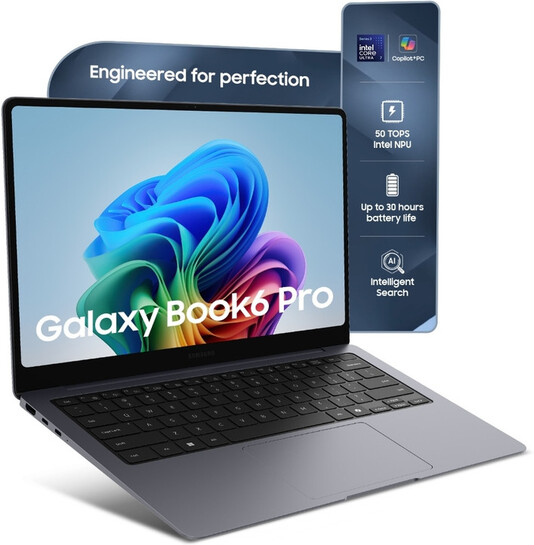 Samsung Galaxy Book6 Pro Intel Core Ultra 7 Series 3 356H - (16 GB/512 GB) Laptop