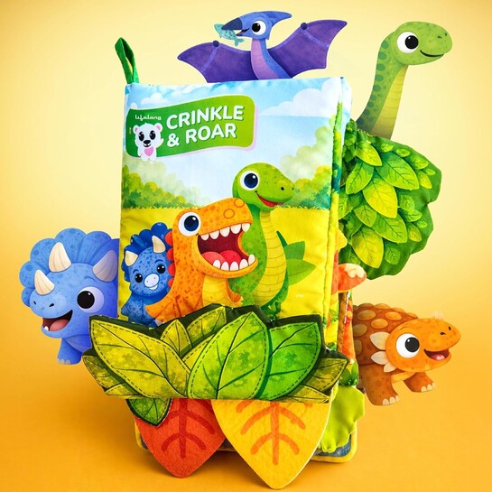 Dino Cloth Book for Babies
