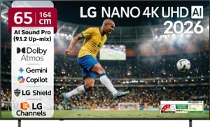 AI NU87 164 cm (65 inch) Ultra HD (4K) LED Smart WebOS TV 2026 Ed...more