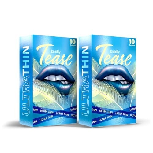 Kindly Tease Ultra Thin Condoms for Men, Pack of 20